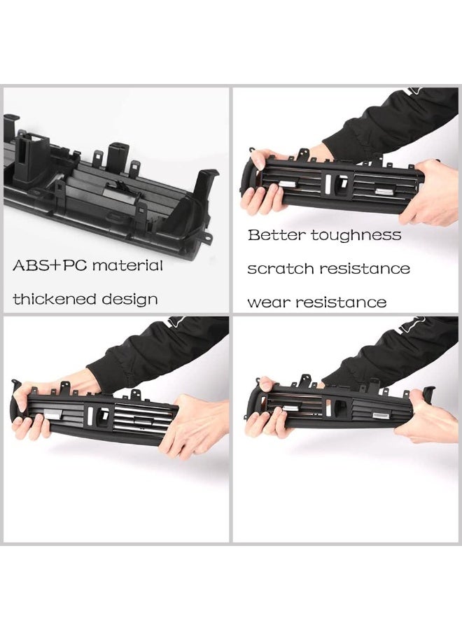 For BMW 5 Series F10 F11 2011-2016 Air Condition , Center Air Vent Replacement Cover Console Dashboard Air Vent Grille 520i 528i 530i 535d 535i 550i (Left) - Image 4